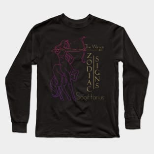 The woman Sagittarius Long Sleeve T-Shirt